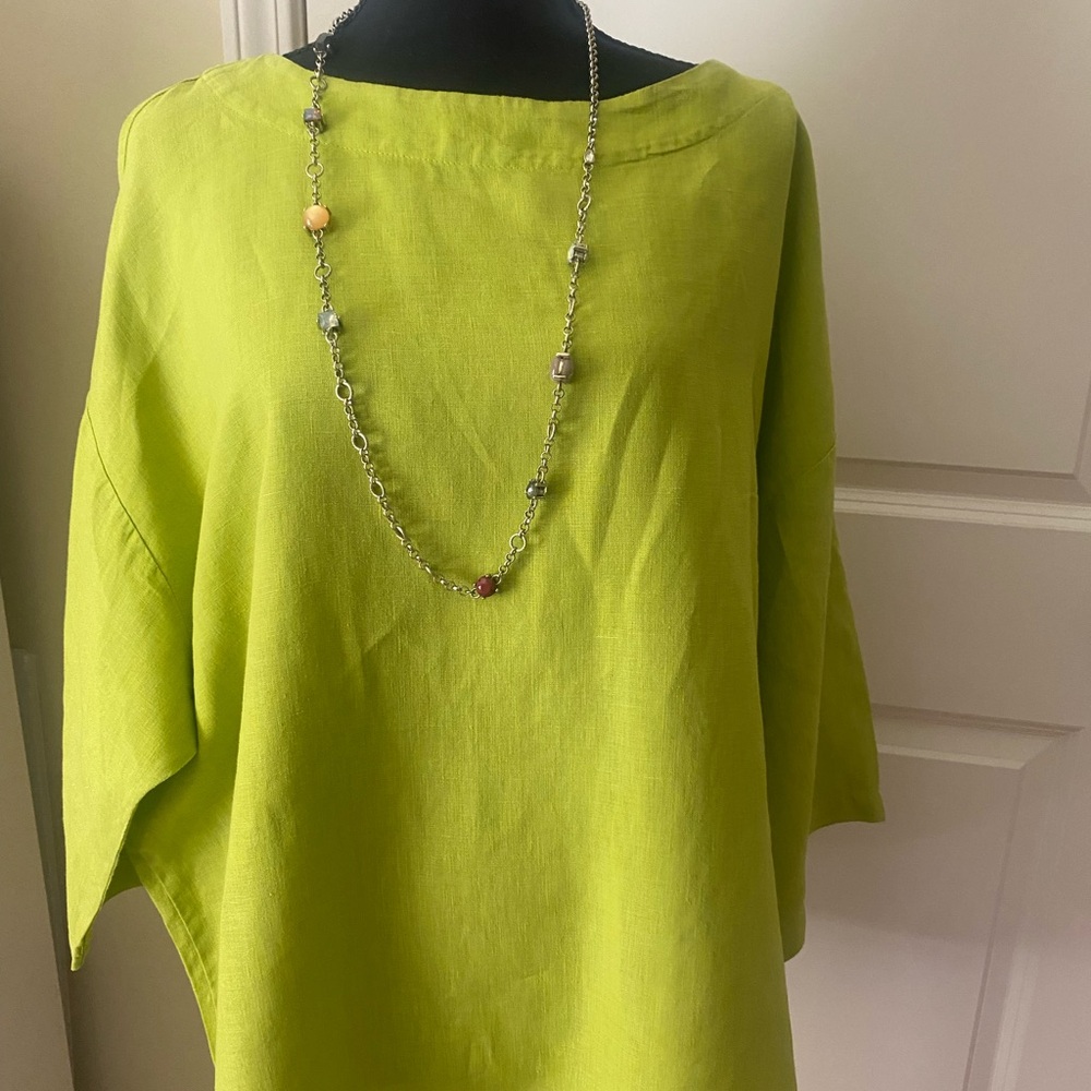 Bryn Walker Vibrant Green Top